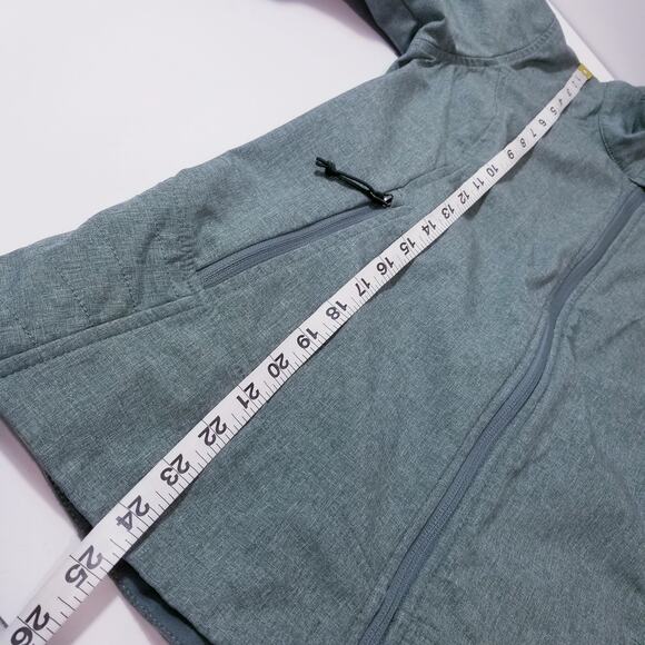 The North Face WindWall Green Jacket Zip Up Long Sleeves Pockets - Picture 8 of 14